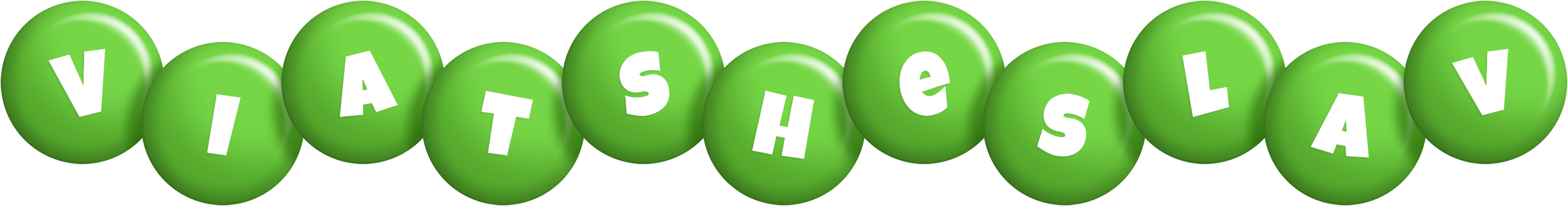 Viatsheslav candy-green logo
