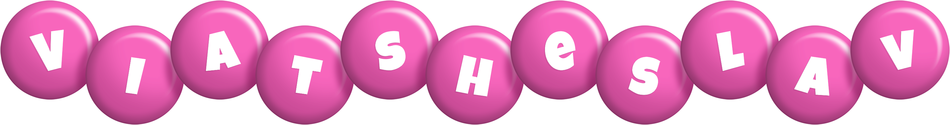 Viatsheslav candy-pink logo