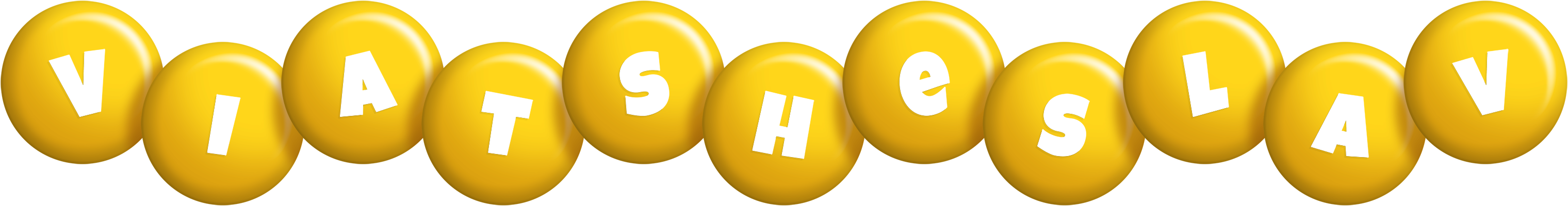 Viatsheslav candy-yellow logo