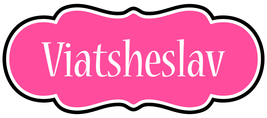Viatsheslav invitation logo
