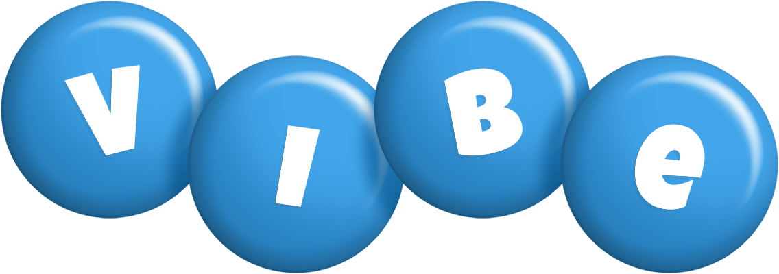 Vibe candy-blue logo
