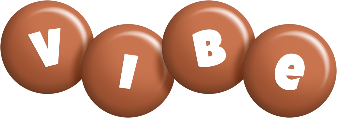 Vibe candy-brown logo