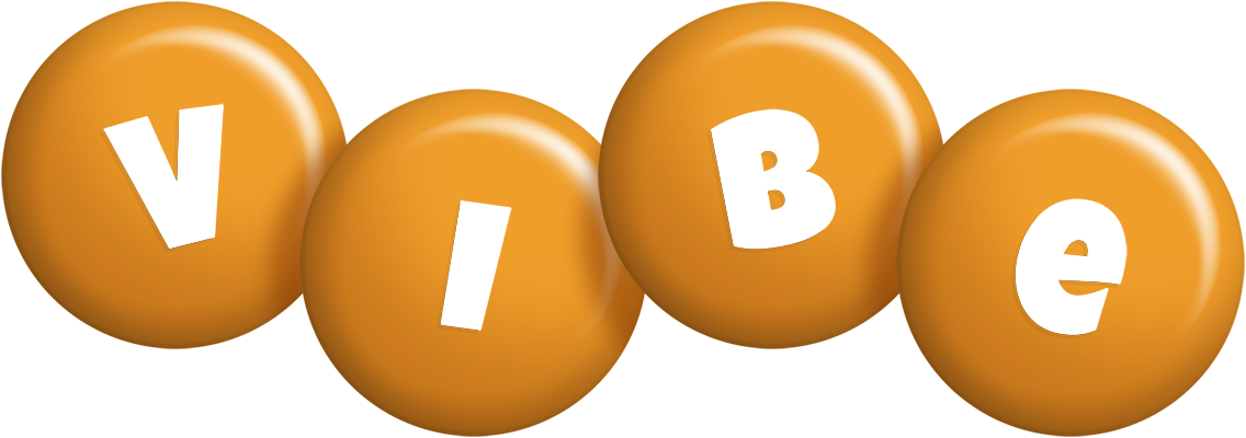 Vibe candy-orange logo