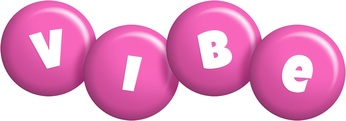 Vibe candy-pink logo