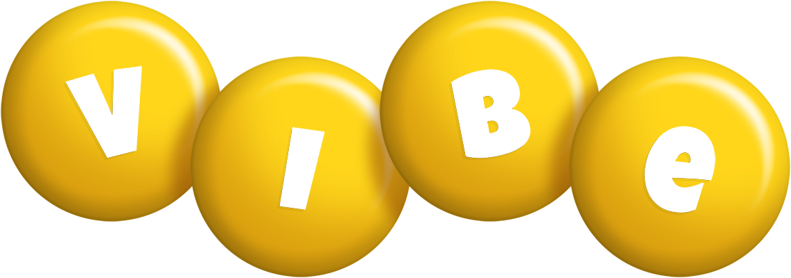 Vibe candy-yellow logo