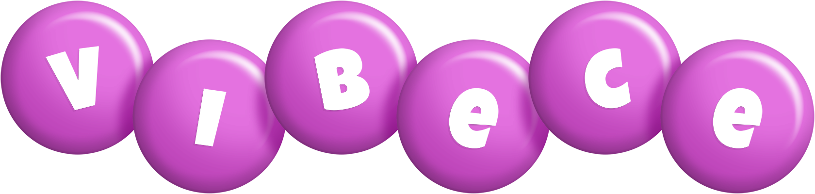 Vibece candy-purple logo