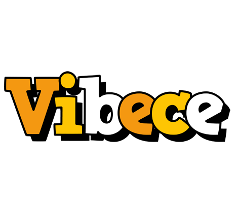 Vibece cartoon logo