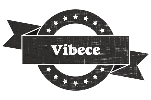 Vibece grunge logo