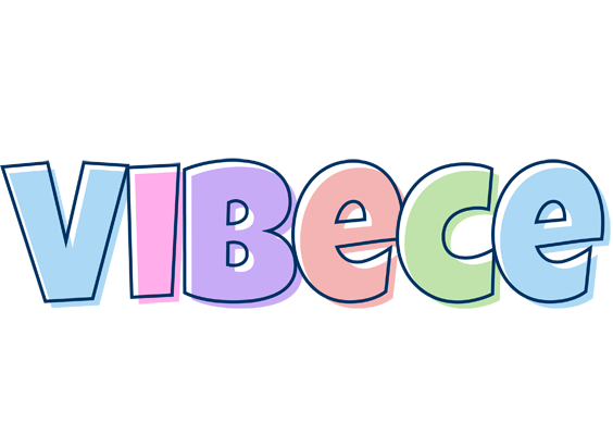 Vibece pastel logo