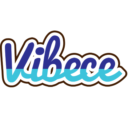 Vibece raining logo