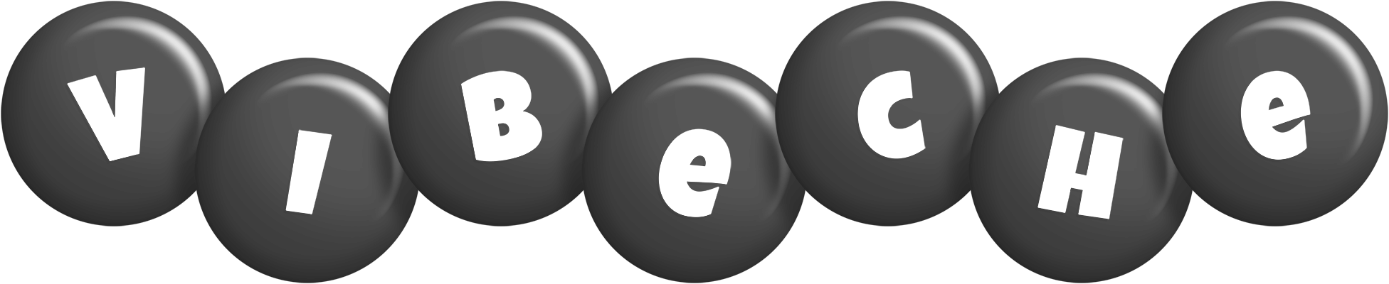 Vibeche candy-black logo