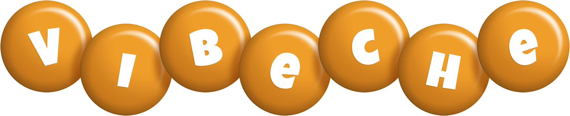 Vibeche candy-orange logo