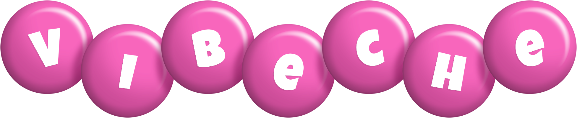 Vibeche candy-pink logo