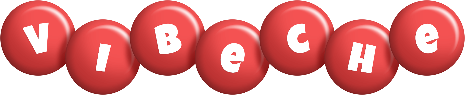 Vibeche candy-red logo