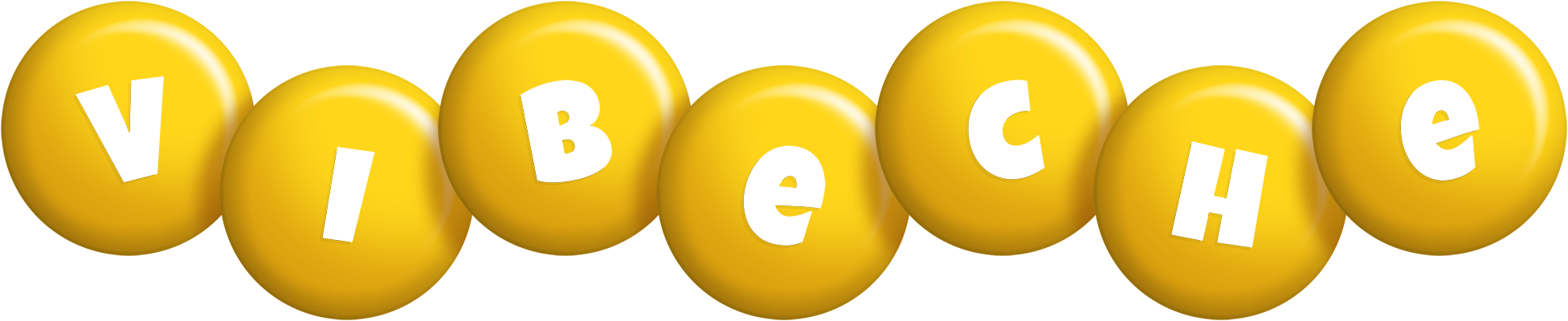Vibeche candy-yellow logo