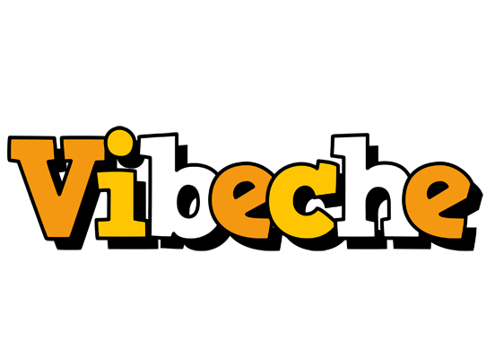 Vibeche cartoon logo