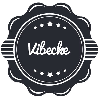 Vibecke badge logo
