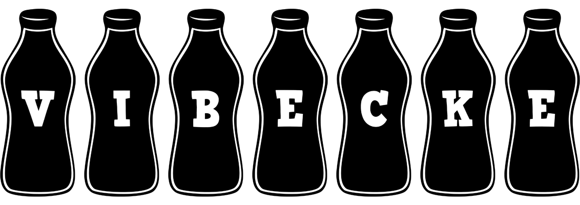 Vibecke bottle logo