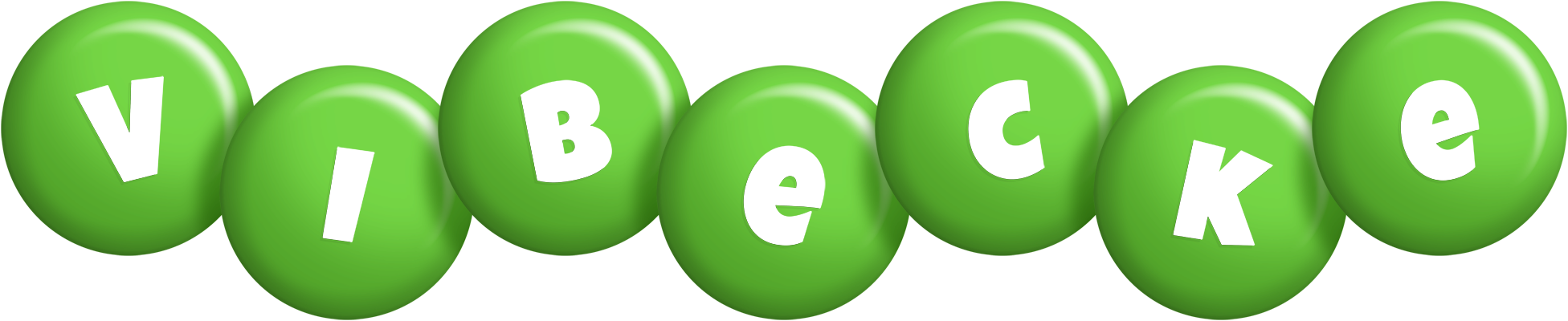 Vibecke candy-green logo