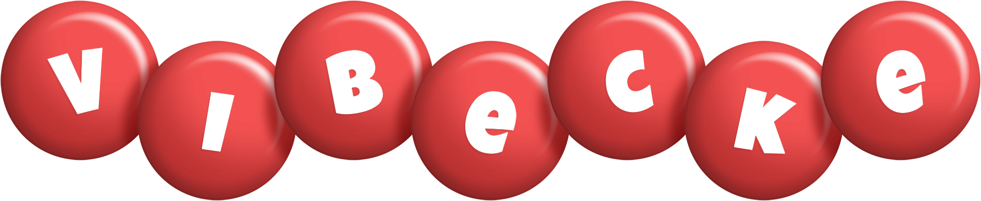 Vibecke candy-red logo