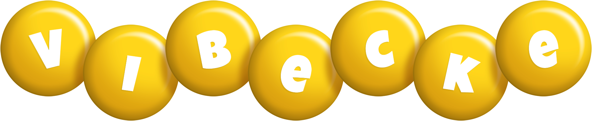 Vibecke candy-yellow logo