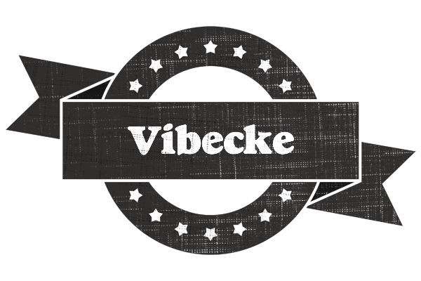 Vibecke grunge logo