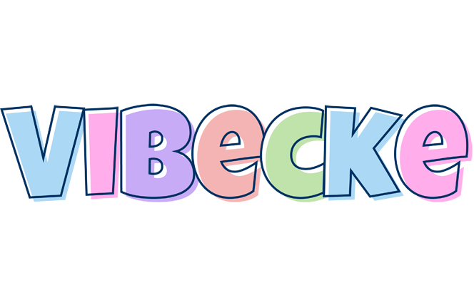 Vibecke pastel logo