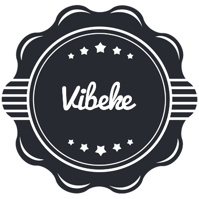 Vibeke badge logo