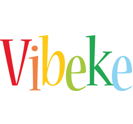 Vibeke birthday logo