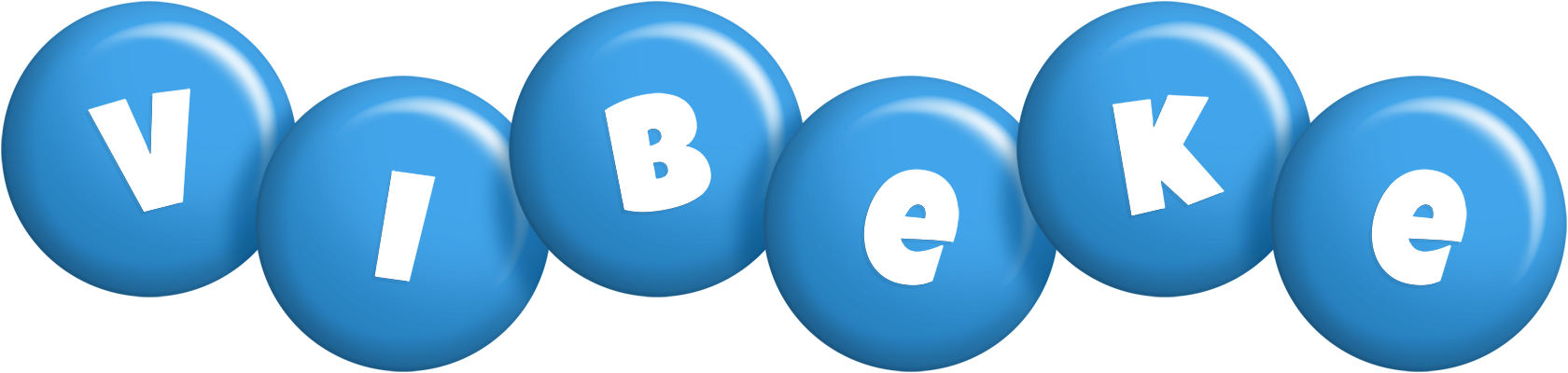 Vibeke candy-blue logo