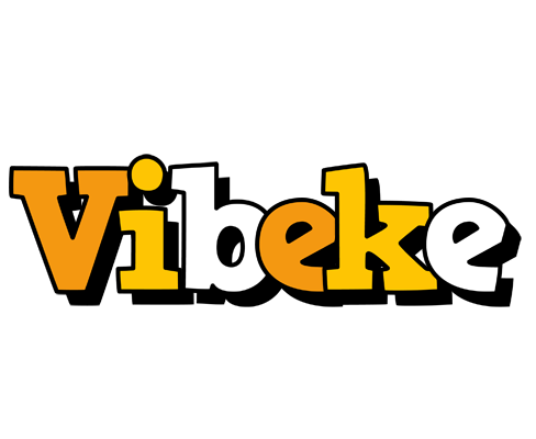 Vibeke cartoon logo