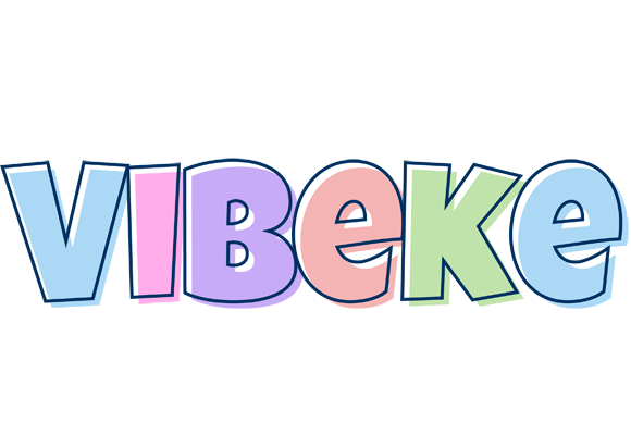 Vibeke pastel logo
