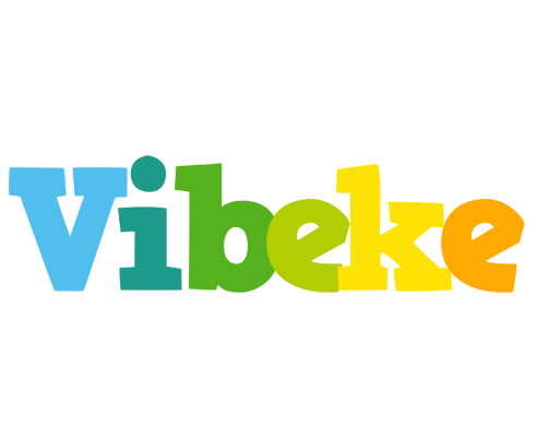 Vibeke rainbows logo