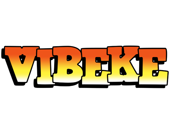 Vibeke sunset logo