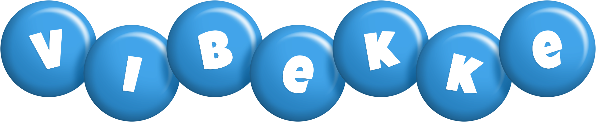 Vibekke candy-blue logo
