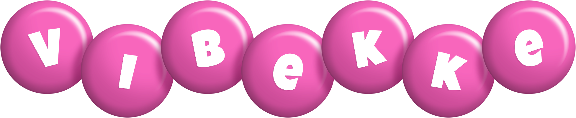Vibekke candy-pink logo