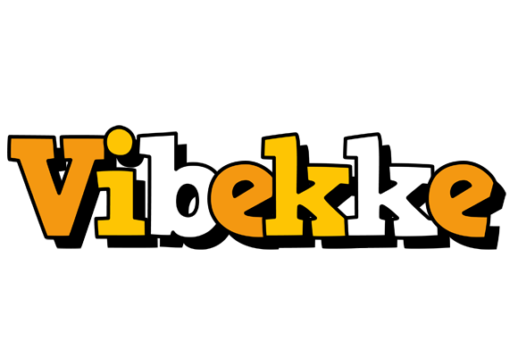 Vibekke cartoon logo