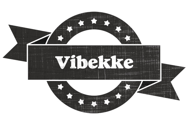 Vibekke grunge logo