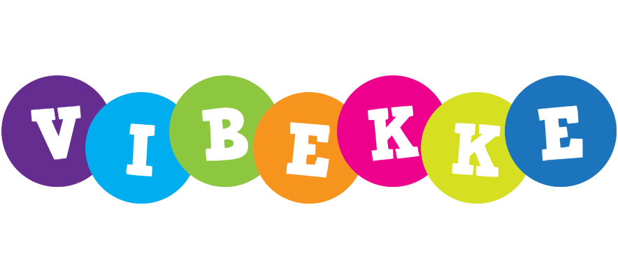 Vibekke happy logo