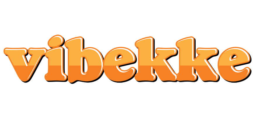 Vibekke orange logo