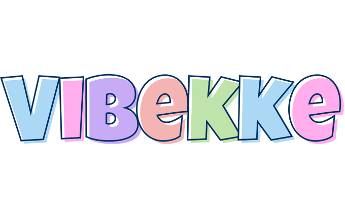 Vibekke pastel logo