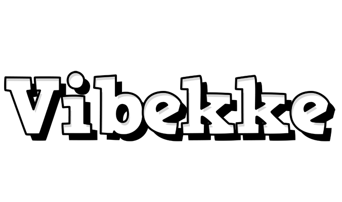 Vibekke snowing logo