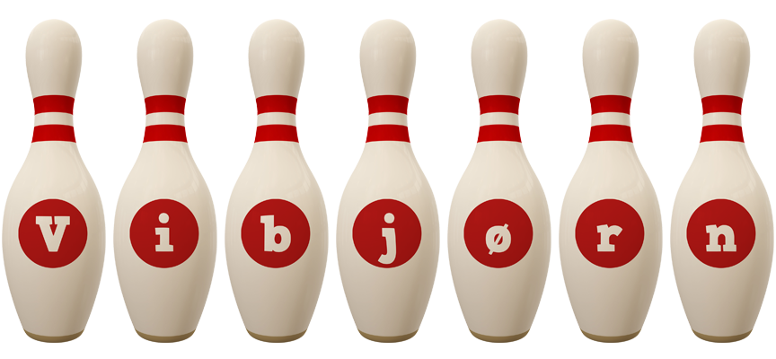 Vibjørn bowling-pin logo