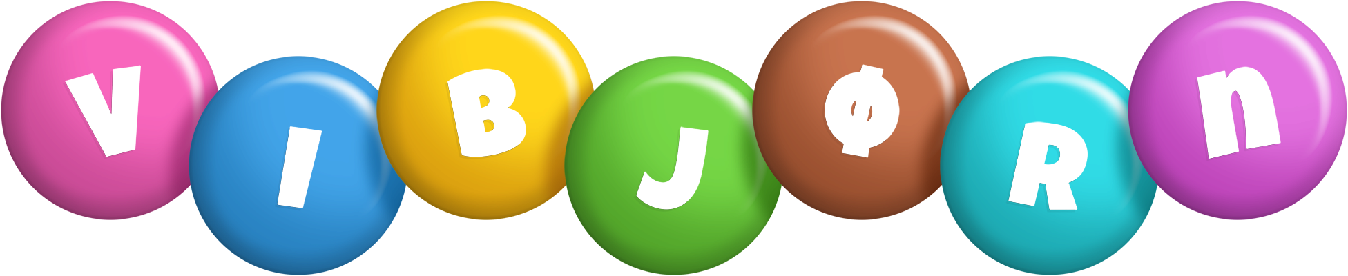 Vibjørn candy logo