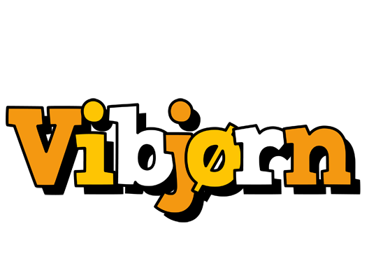 Vibjørn cartoon logo