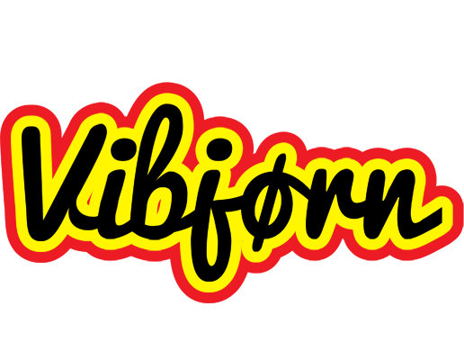 Vibjørn flaming logo