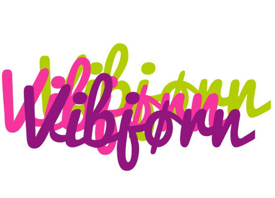Vibjørn flowers logo