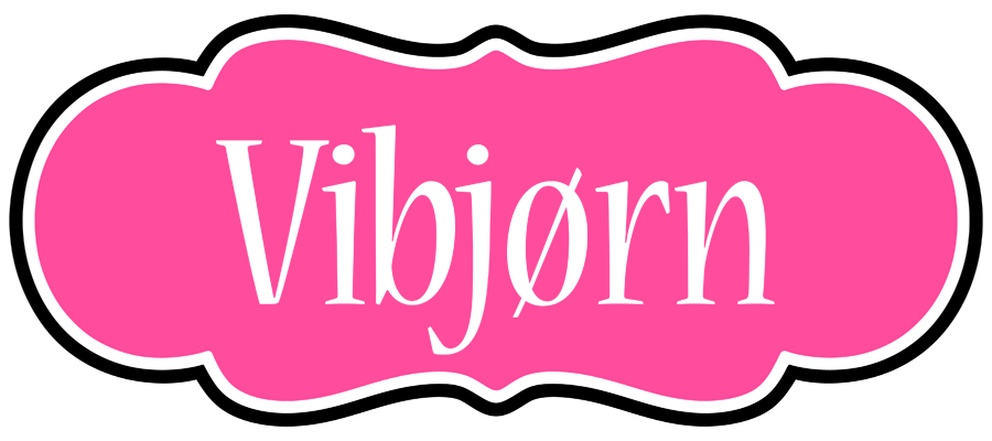Vibjørn invitation logo