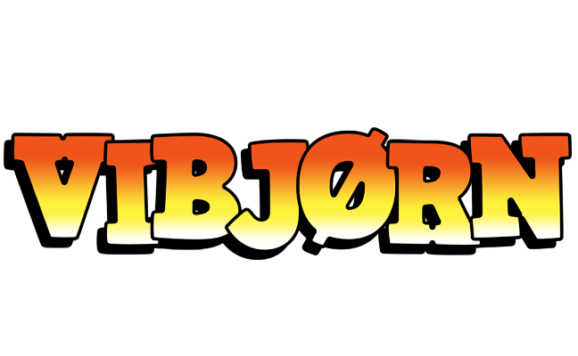 Vibjørn sunset logo