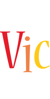 Vic birthday logo